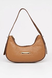BOLSA EM COURO EB 527 MEL/CACAU