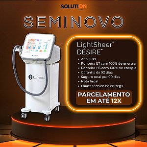 Equipamento Epilação Depilação A Laser - Lightsheer Desire