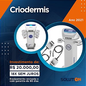 Criodermis - Equipamento de Criolipólise de Placas - MedicalSan - Com Rack