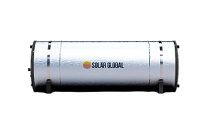 Reservatório Térmico Solar 1000L aço inox 316L baixa pressão água de poço