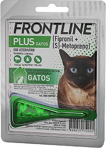 FRONTLINE PLUS ANTIPULGAS E CARRAPATOS PARA GATOS ATÉ 10KG