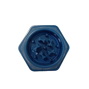 COMEDOURO EDUCATIVO LENTO COMILÃO AZUL