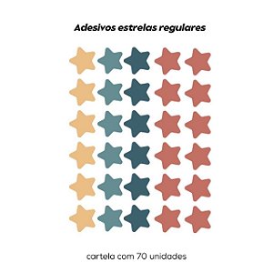 Adesivo decorativo estrelas