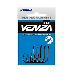 Anzol Marine Sports Venza Chinu (Cartela) Black Nickel