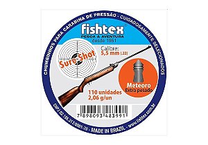 Chumbinho Meteoro Extra 5.5mm 110 Unidades FishTex
