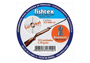 Chumbinho 5.5 Bombastic 125 Unidades FishTex