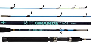 Vara Rio Grande 1652 8-12lb 1,65m Molinete 2 Partes Albatroz