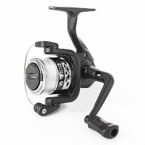 Molinete WP1000 Preto Drag 3Kg Com Linha Albatroz