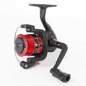 Molinete WP1000 Vermelho Drag 3Kg Com Linha Albatroz