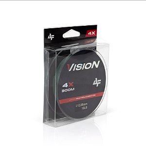 Linha Vision Multifilamento 0.20mm Verde x4 100m Albatroz