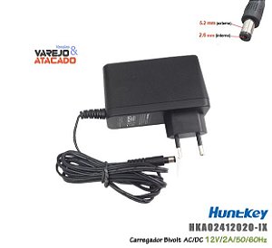 Fonte HuntKey 12V, 2A
