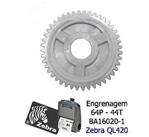 Engrenagem Zebra QL420 (64P-44T) Zebra BA16020-1