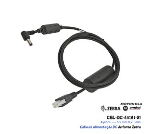 Cabo de Alimentação DC para Fonte Zebra