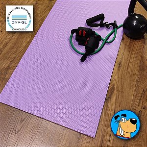 Colchonete em E.V.A. para exercícios/yoga 100cmx50cm 10mm de espessura Verde  Água (tiffany) - Borrachinha Tapetes em EVA