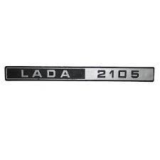 Acabamento mala Laika traseira escrito LADA 2105 (novo) ref. 0897