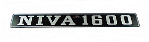 Emblema da tampa Mala traseira Niva 1600 (novo) ref. 0995