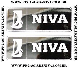 Emblema Lateral Traseiro Niva o Par (Novo) Ref. 0439