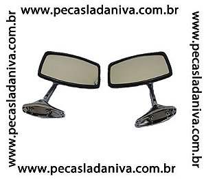 Espelho Retrovisor niva furação Original Russo (novo) de ferro o Par Ref.0759