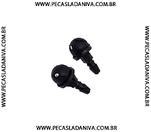 Brucutu do Esguicho de Agua Parabrisa Dianteiro Niva Original(Novo) O Par Ref.0667