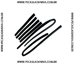 Canaletas ou guia dos Vidros das Portas Niva (Novas)