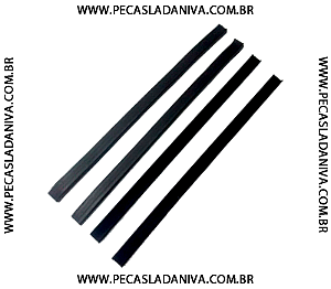 Pestanas Vidros das Portas Niva jg c/ 4 pçs (Novas) Ref. 0499
