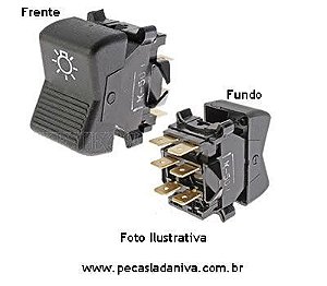 Botão ou Interruptor do Farol Niva (Novo) Ref. 0841