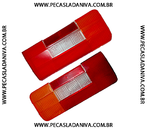 Lentes das Lanternas Traseira Niva o Par (Novas) Ref. 0496