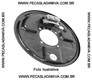 Espelho da Roda Traseira LE Niva (Usada) Ref. 0350