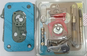 Jogo de juntas kit Completo Carburador Laika todos Weber Russo s/ boia Ref. 0704