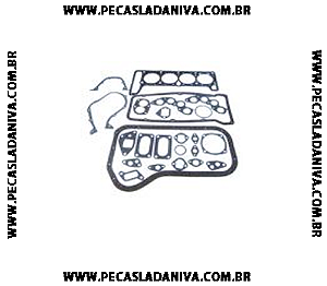 Jogo de Juntas Completo do Motor Niva 1.7 8V . S/ Retentores (Novo) Ref. 0657