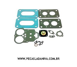Kit de Juntas do Carburador Niva Ano de 90>93 Weber Russo (Novo) Ref. 0222