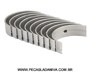 Bronzina de Mancal Motor 1.6 Medida 0,75 Niva (novo) Jogo Ref.0591