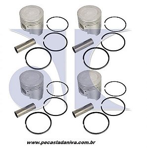 Pistão com Anel medida 0,60 ou 79.6 Lada Niva motor 1.6 (novo) ref.1031