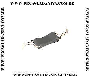 Coxim do Escapamento c/ Gancho Niva (Novo) Ref. 0441