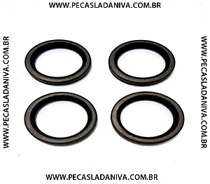 Kit Retentores das Rodas Dianteiras Niva (Novo) Ref. 0377