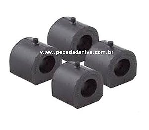 Kit de Buchas da Barra Estabilizadora Dianteira Laika c/ 4 Peças (Novas) Ref. 0129