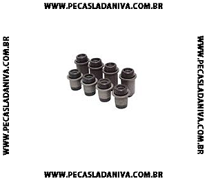 Kit de Buchas Suspensão Dianteira Superior e Inferior Niva (Novas) Ref. 0124