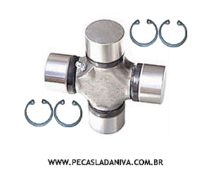 Cruzeta do Cardã Lada Laika c/ Engraxadeira (Nova) Ref. 0231