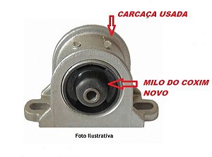 Coxim Completo da caixa de Transferência C/ Suporte de Aluminio USADO E MIOLO COXIM NOVO Ref. 0026