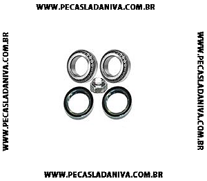 Kit de Rolamento Completo da Roda dianteira Niva Cada Roda Fag Germany (Novo) Ref. 0157
