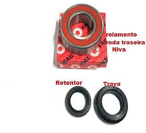 Rolamento Roda Traseira Lada Niva Kit c/ 3 peças 1ª linha  (Novo) Ref.0920