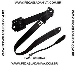 Cinto de Segurança Retrátil 3 Pontos c/ Engate Dianteiro Laika (Usado) Original Ref. 0853