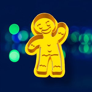 Gingerman-Boneco biscoito (cortador e marcador)