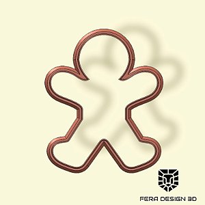 Gingerman-Boneco biscoito (cortador)