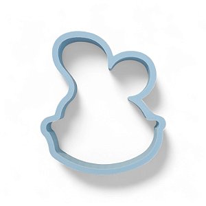 Cortador 3D Coelho com Óculos Páscoa