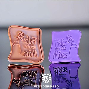Cortador + Marcador - Placa Feliz Dia das Mães 1