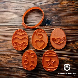 Ovos Pascoa Fera (cortadores e marcadores)