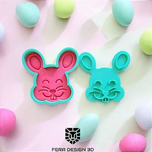Cortador + Marcador - Coelho Páscoa 2