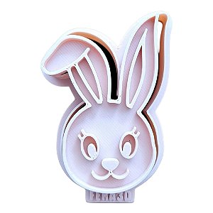 Cortador + marcador - Coelho Páscoa 10