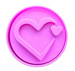 Cortador e Marcador 3D-Coração M de mãe (Dia das mães)